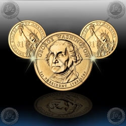 ZDA $1 (President) 2007 P+D "George Washington"